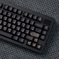 Dark Horse 104+37 PBT Dye-subbed Keycaps Set for Cherry MX Mechanical Gaming Keyboard Black